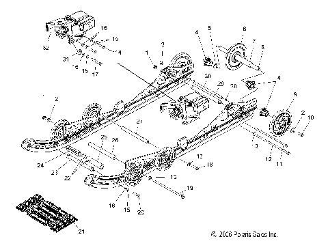 SUSPENSION, REAR - S07PY7FS/FE (49SNOWSUSPRRFSTCRSR)