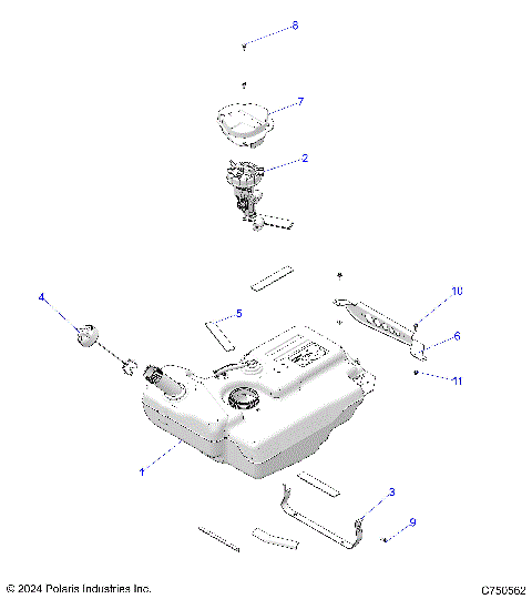 FUEL SYTEMS, FUEL TANK - Z25NMB99A4/B4 (C750562)