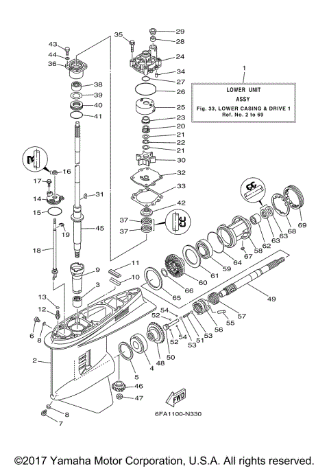 LOWER CASING DRIVE 1