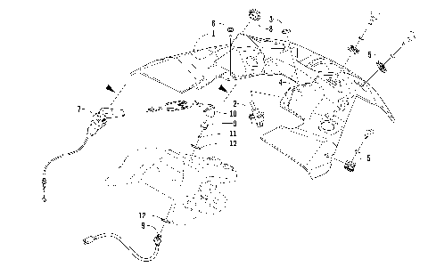 CONSOLE AND SWITCH ASSEMBLY [95875]