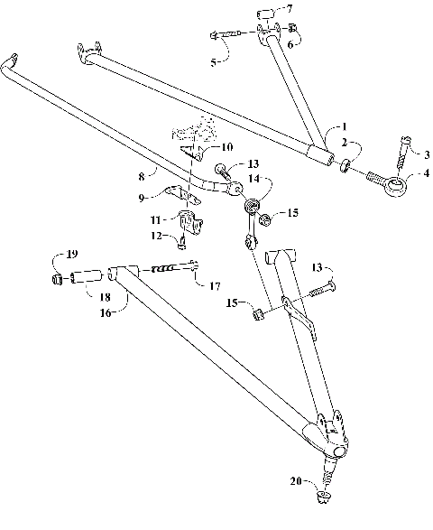 A-ARM AND SWAY BAR ASSEMBLY [110613]