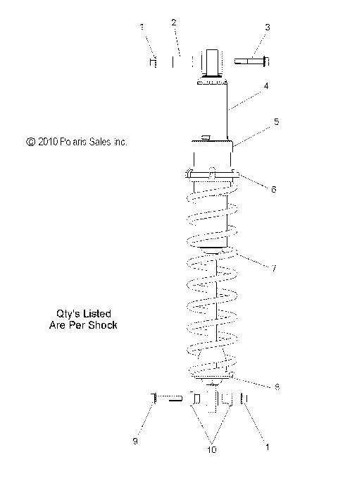 SUSPENSION, SHOCK, IFS - S15CK6/CM6 ALL OPTIONS (49SNOWSHOCKIFS7043614)