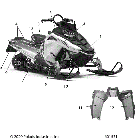 BODY, DECAL - S21CEU5BSL/BEL (601531)