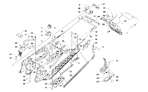 TUNNEL AND SNOWFLAP ASSEMBLY [105698]