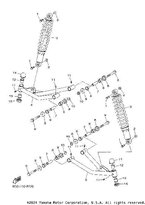 FRONT SUSPENSION & WHEEL