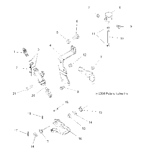 BRAKES, FOOT BRAKE - A09MN50ET (49ATVBRAKEFOOT09SP500TR)
