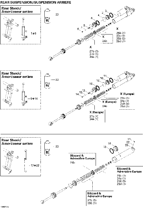 08- Take Apart Shock, Rear 2, ADR EUR