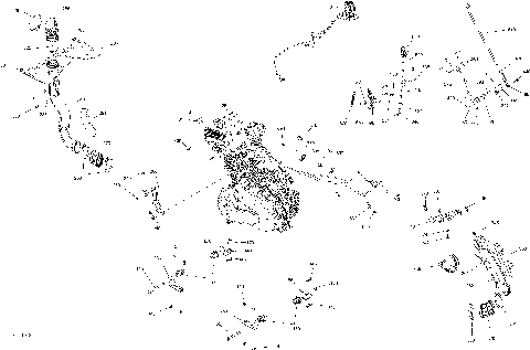 01- Engine - 450 EFI - 6X6