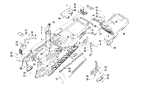 TUNNEL, REAR BUMPER, AND SNOWFLAP ASSEMBLY [99624]