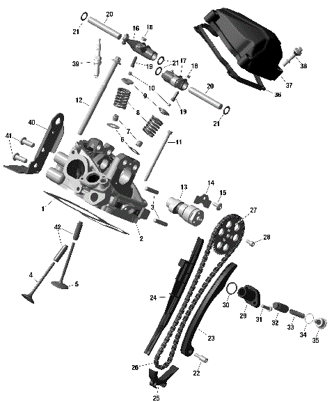 01- ROTAX - Rear Cylinder Head