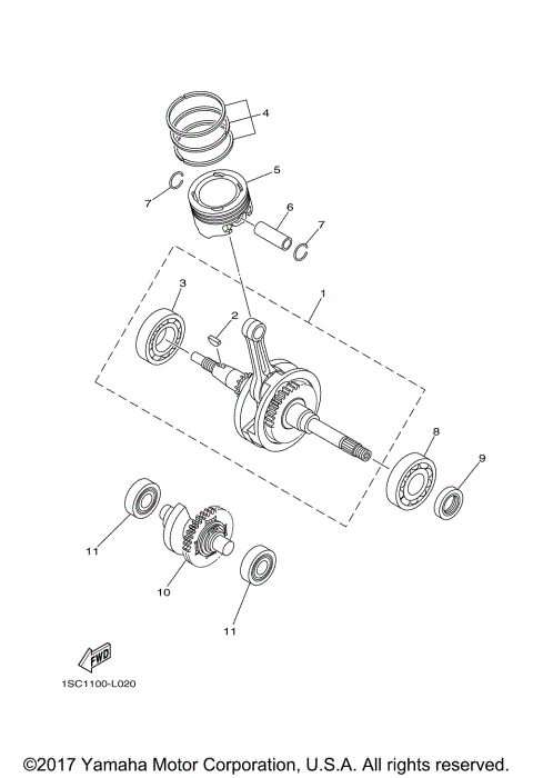 CRANKSHAFT PISTON