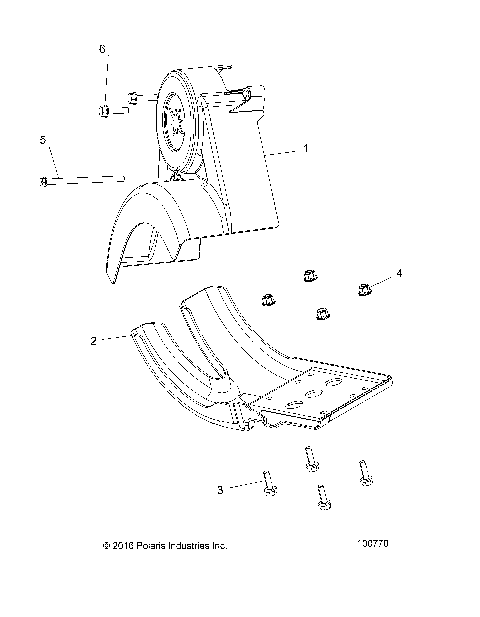DRIVE TRAIN, CHAIN GUARD - A17HAA15A7/B7 (100770)