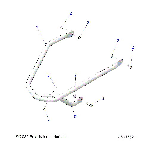 BODY, BUMPER, FRONT - S21CBA5BSL (C601782)