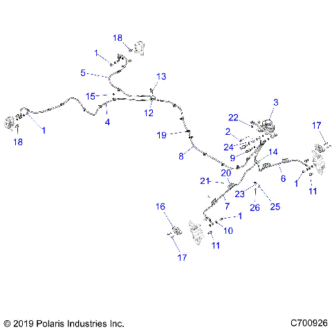 BRAKES, BRAKE LINES AND MASTER CYLINDER - R20RRE99F1/F9/FK/S99C1/C9/CK/F1/F9/FK (C700926)