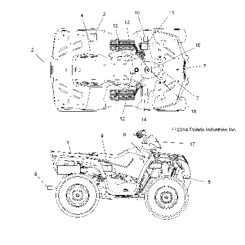 BODY, DECALS - A15SEE57AA/AC/AJ (49ATVDECAL1570EPS)