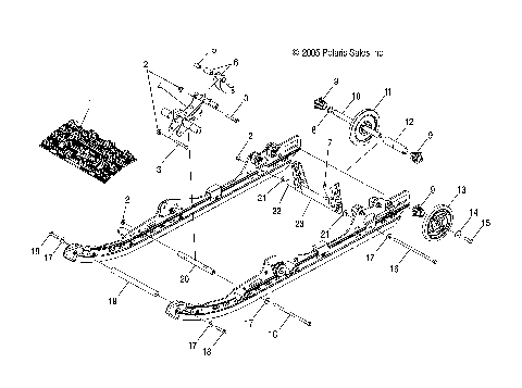 SUSPENSION, REAR - S07PP7FS/PP7FSA/PP7FE (4997139713B12)