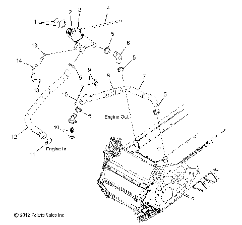 ENGINE, COOLING SYSTEM - S13CN8/CY8 ALL OPTIONS (49SNOWCOOLING13600PRMK)