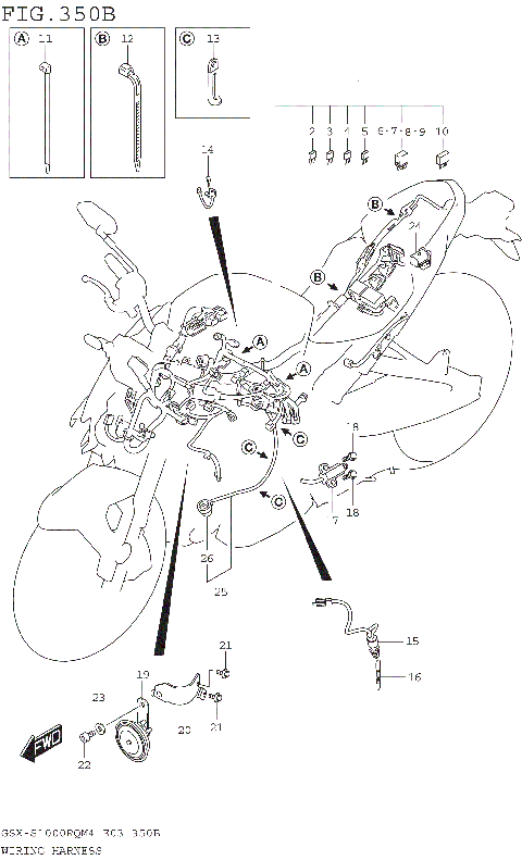 WIRING HARNESS (GSX-S1000RQM4 E28)