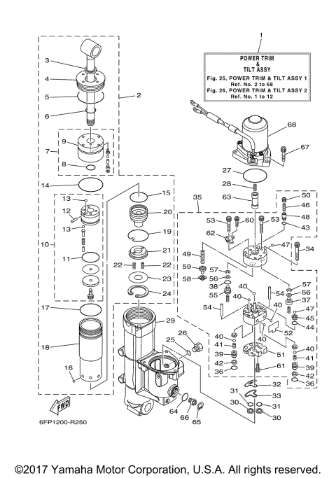 POWER TRIM TILT ASSY 1