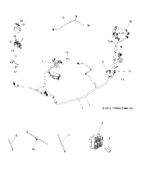 ELECTRICAL, WIRE HARNESS - Z15VHA57AJ (49RGRHARNESS13RZR570)