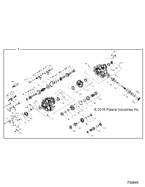 DRIVE TRAIN, MAIN GEARCASE INTERNALS - R16RGE99A7/AE/AV (700276)