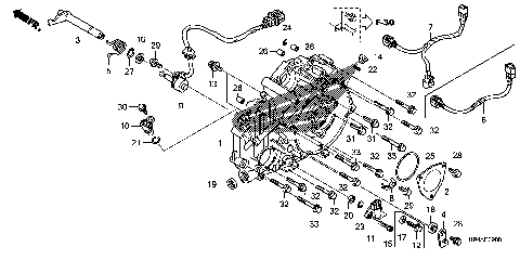 REAR CRANKCASE COVER