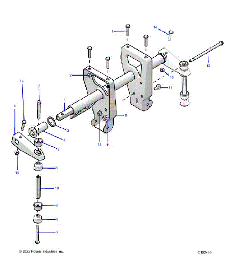 SUSPENSION, TORSION BAR - A23SEF57CA/FA/EA (C102465)