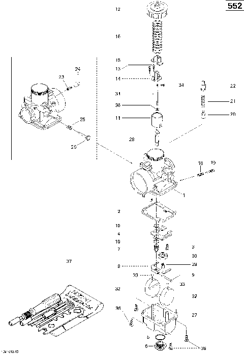 02- Carburetor - 550F