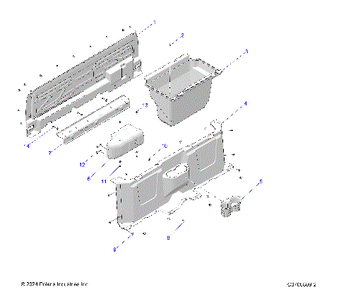 BODY, CLOSEOFFS and BIN - R23MAA5AJ1 (C0706809-2)