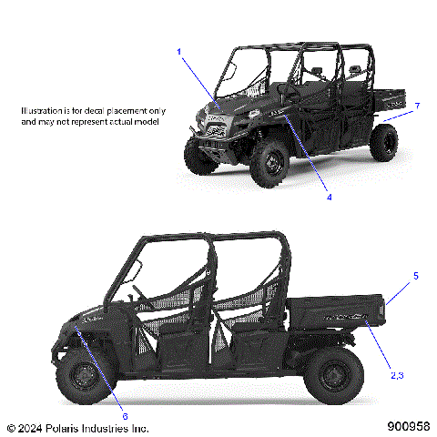 BODY, DECALS GRAPHICS - R25CDA57A1 (900958)