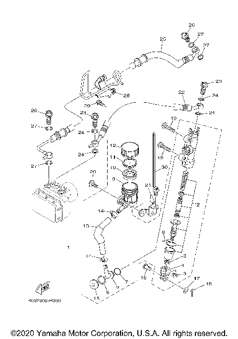 REAR MASTER CYLINDER