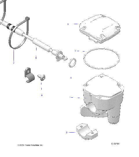 STEERING, CONTROLS, THROTTLE ASM. and CABLE - A26SDZ57AB (C102785)
