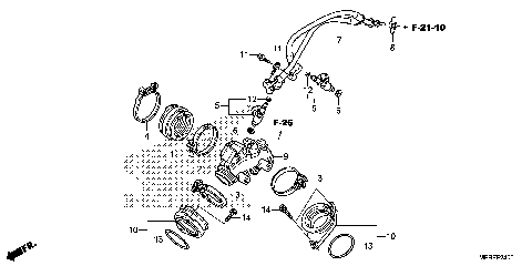 INTAKE MANIFOLD@INJECTOR