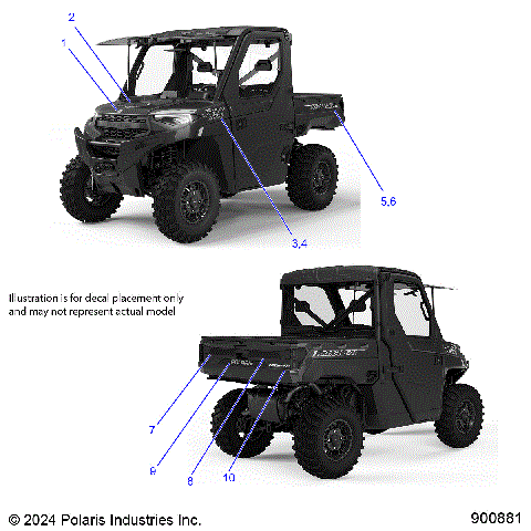 BODY, DECALS, GRAPHIC - R25RR399AF/AK/AP/AS/A9/BF/BK/BP/BS/B9 (900881)