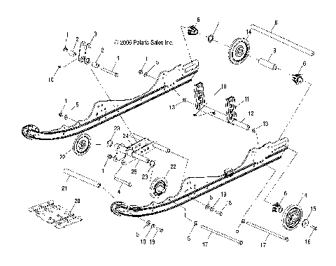 SUSPENSION, REAR - S07NP5BS/BE (49SNOWSUSPRRSUPER)