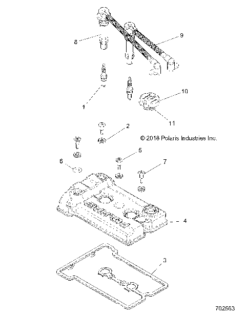 ENGINE, VALVE COVER - Z19VBE99F2/S99C2/CM (702563)