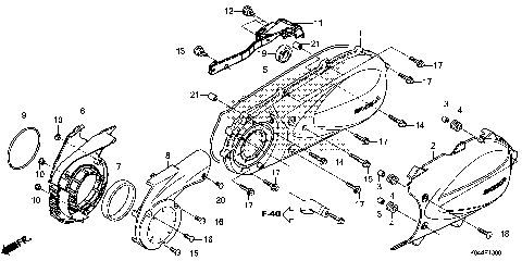 LEFT CRANKCASE COVER