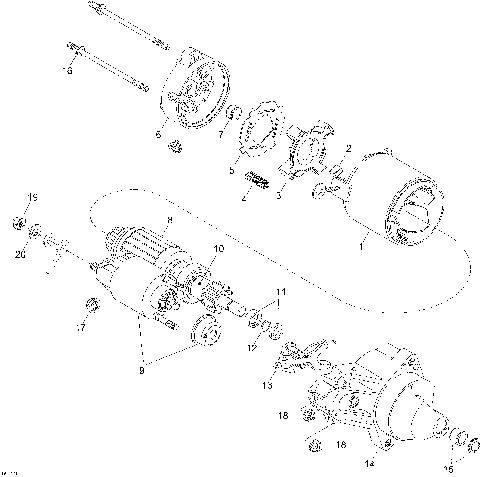 04- Electric Starter (06L1167)