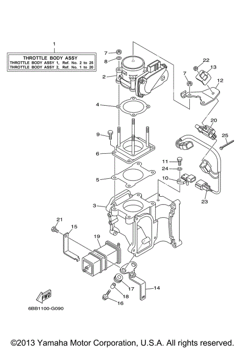 THROTTLE BODY ASSY 1
