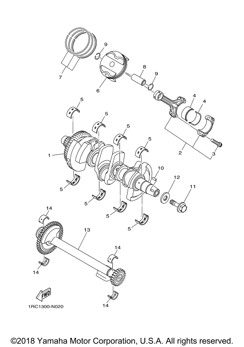 CRANKSHAFT PISTON