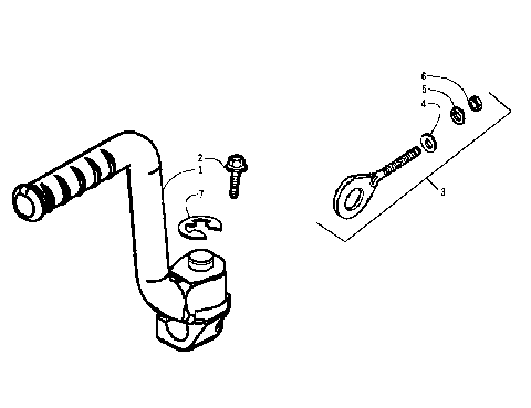 KICK STARTER ASSEMBLY [87722]