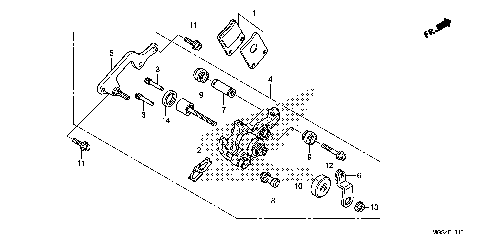 PARKING BRAKE CALIPER
