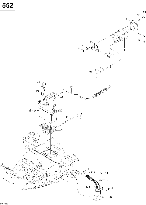 10- Battery And Starter 550