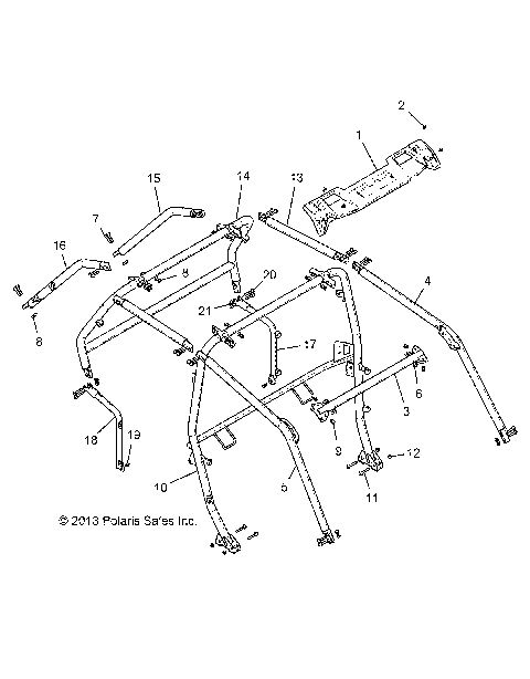 CHASSIS, CAB FRAME - Z15VFE99AT/AV/AP (49RGRCAB1410004)