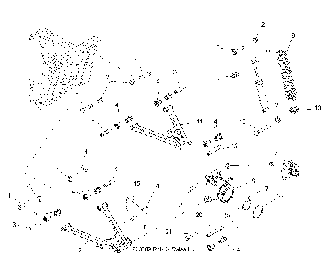 SUSPENSION, REAR - R10TH76/TY76 ALL OPTIONS (49RGRSUSPRR10800CREW)