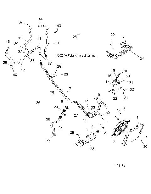 ENGINE, COOLING SYSTEM - A17DAE57AM (101189)