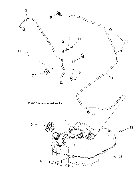 BODY, FUEL TANK - A18DAA57F5 (101424)