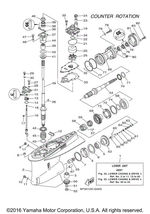 LOWER CASING DRIVE 3