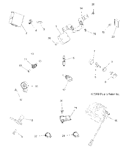 ELECTRICAL, SWITCHES and SENSORS and ECM - A09DN76FC (49ATVELECT09SPTRG800I)