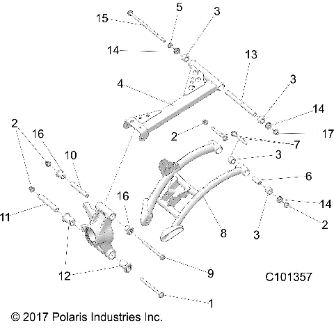 SUSPENSION, REAR - A18SXE95FR (C101357)
